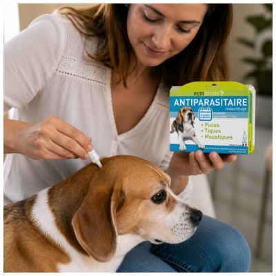 Vetoform Antiparasitaire Chien Moyen 15-30 Kg 3 Unités