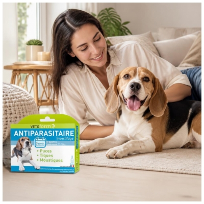 Vetoform Antiparasitaire Chien Moyen 15-30 Kg 3 Unités