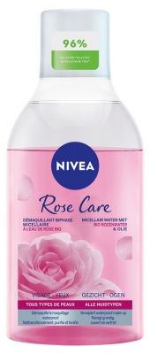 Nivea Démaquillant Biphase Micellaire Eau de Rose 400 ml