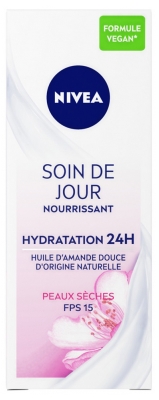 Nivea Crème Visage Jour Nourrissante Hydratante 24H Peaux Sèches 50 ml