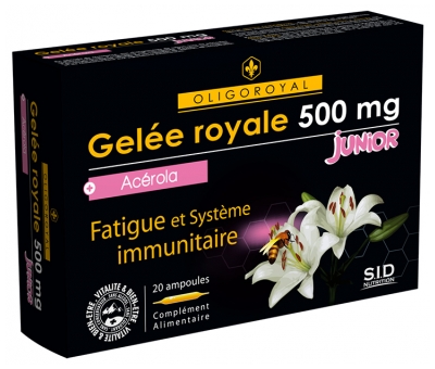 S.i.d Nutrition Oligoroyal Gelée Royale + Acerola Junior 20 Ampoules