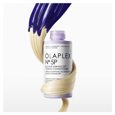 Olaplex N°5P Blonde Enhancer Après-Shampoing Déjaunissant Tous Types de Cheveux 250 ml 