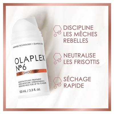 Olaplex N°6 Bond Smoother Soin Coiffant Sans Rinçage Tous Types de Cheveux 100 ml 
