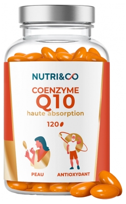 Nutri&Co Coenzyme Q10 Haute Absorption 120 Unités
