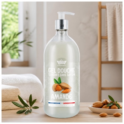 Les Petits Bains de Provence Gel Douche Surgras Amande 1 L
