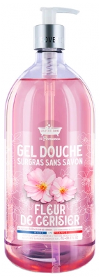 Les Petits Bains de Provence Gel Douche Surgras Fleur de Cerisier 1 L