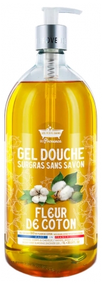 Les Petits Bains de Provence Gel Douche Surgras Fleur de Coton 1 L