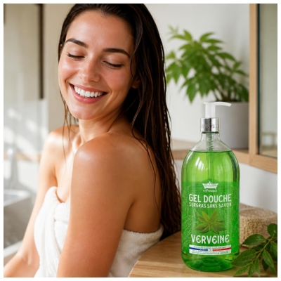 Les Petits Bains de Provence Gel Douche Surgras Verveine 1 L