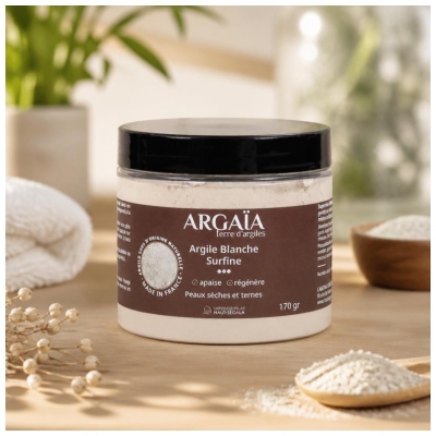 Argaïa Argile Blanche Surfine 170 g
