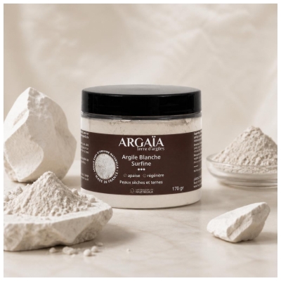 Argaïa Argile Blanche Surfine 170 g