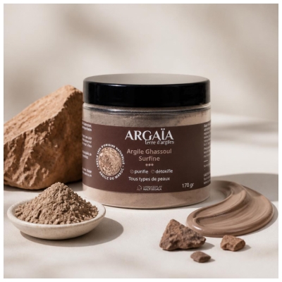 Argaïa Argile Ghassoul Surfine 170 Grammes