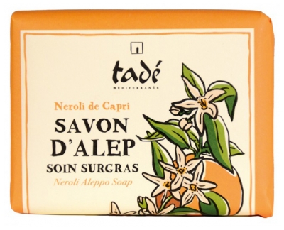 Tadé Neroli de Capri Savon d'Alep Soin Surgras 100 Grammes