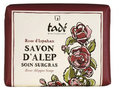 Tadé Rose d'Ispahan Savon d'Alep Soin Surgras 100 Grammes
