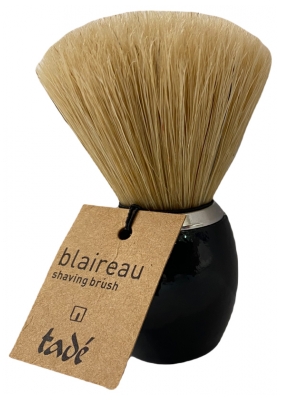 Tadé Blaireau Laqué Noir et Poils de Sanglier