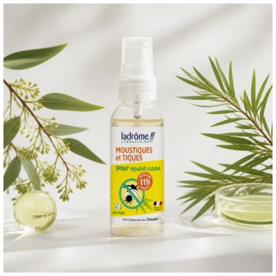 Ladrôme Spray Moustiques et Tiques Répulsif Cutané 50 ML