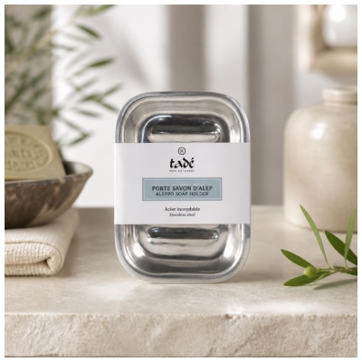 Tadé Porte Savon d'Alep en Aluminium 