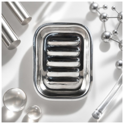 Tadé Porte Savon d'Alep en Aluminium 