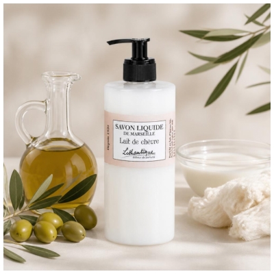 Lothantique Savon Liquide de Marseille au Lait de Chèvre 500 ML