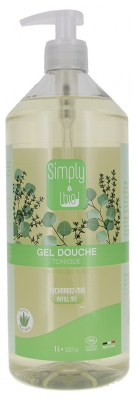 Simply Bio Gel Douche Tonique Bio 1 Litre
