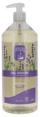Simply Bio Gel Douche Lavande Bio 1 Litre