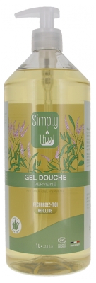 Simply Bio Gel Douche Verveine Biologique 1 Litre