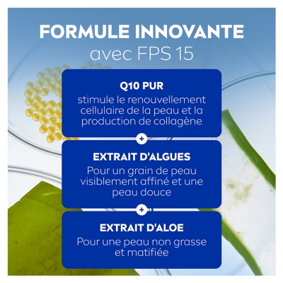 Nivea Q10 Anti-Rides Pores Resserrés Crème Visage Jour Peaux Mixtes à Grasses 50 ml