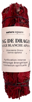 Natura Square Sang du Dragon et Sauge Blanche Apiana de Californie Fagot