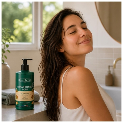 BeauTerra shampoing Soin Douceur 750 ML