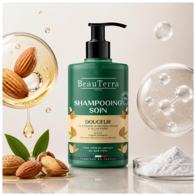 BeauTerra shampoing Soin Douceur 750 ML