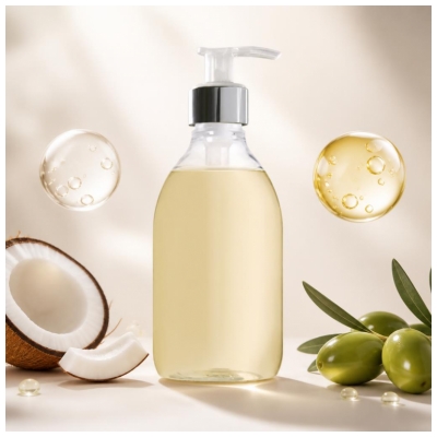BeauTerra Savon Liquide de Marseille Fleur Coton 300 ML