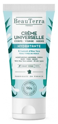 BeauTerra Crème Universelle 100 MLBeauTerra Crème Universelle Hydratante à l'Aloe Vera 100 ML