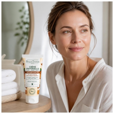 BeauTerra Crème Universelle Nourrissante au Beurre de Karité 100 ML