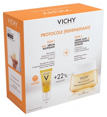 Vichy Neovadiol Ménopause Crème Jour Redensifiante Liftante Peau Normale à Mixte 50 ml et Sérum 5 ml Offert