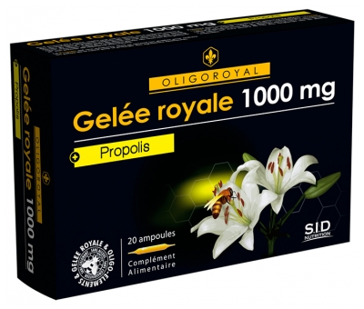 S.I.D Nutrition Oligoroyal Gelée Royale 1000 mg Propolis 20 Unités