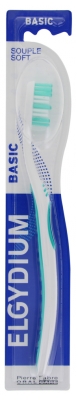 Elgydium Brosse à Dents Basic Souple - Couleur : Vert