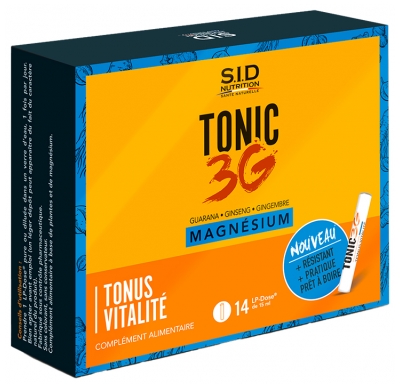 S.I.D Nutrition Tonic 3G Magnésium 14 Unités