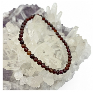 Natura Square Bracelet Facettes Grenat Hessonite 1 Bracelet