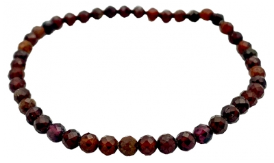 Natura Square Bracelet Facettes Grenat Hessonite 1 Bracelet
