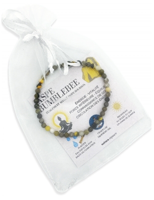 Natura Square Bracelet en Jaspe Bumblebee