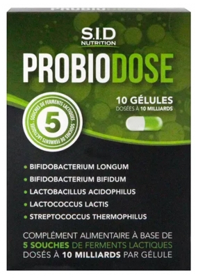 S.I.D Nutrition Probiodose 10 Unités