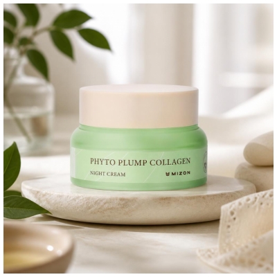 Mizon Phyto Plump Collagen Night Cream Hydratante 50 ml