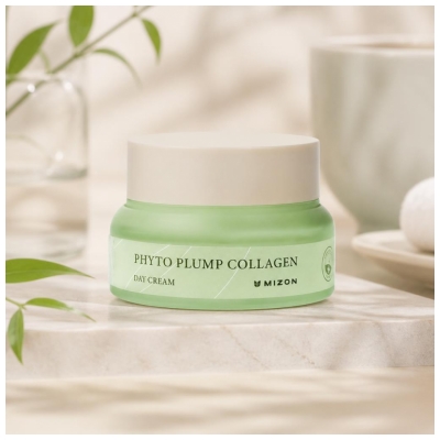Mizon Phyto Plump Collagen Day Cream hydratante 50 ml
