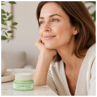 Mizon Phyto Plump Collagen Day Cream hydratante 50 ml