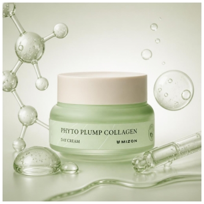 Mizon Phyto Plump Collagen Day Cream hydratante 50 ml