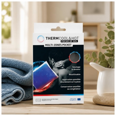 Thermcool Poche de Gel Multi Zones Pocket Soulage la Douleur