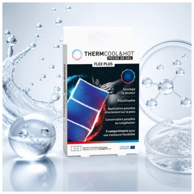 Thermcool Poche de Gel Flex Plus Soulage la Douleur