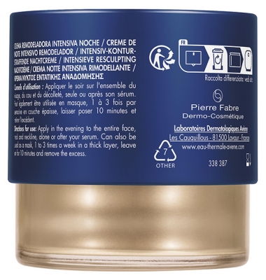 Avène DermAbsolu Crème de Nuit Intensive Resculptante 40 ML