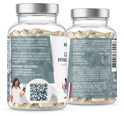 Nutri&Co l'Acide Hyaluronique Onagre & Bourrache Peau et Anti-Âge 60 Gélules
