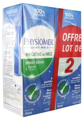 Physiomer Spray Adulte Enfant Lot de 2 x 135 ml