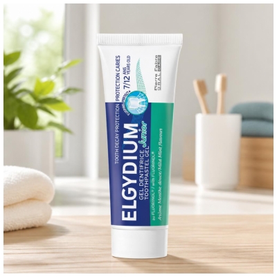 Elgydium Dentifrice Junior Protection Caries 7/12 Ans Menthe Douce 50 ml